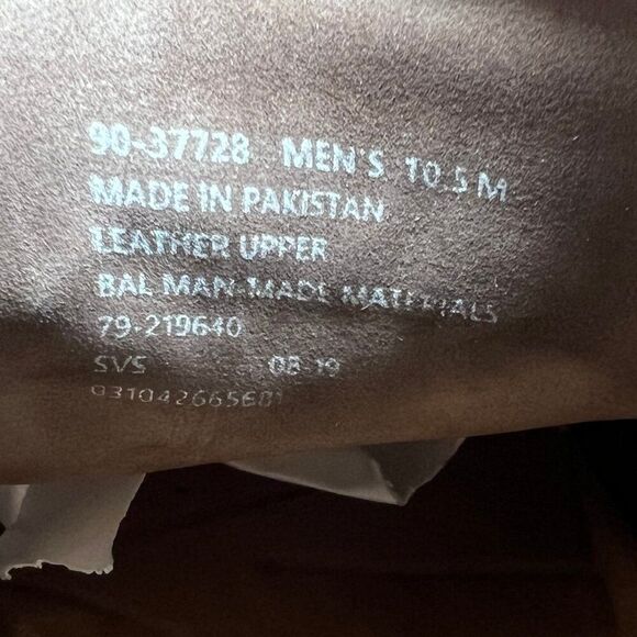 Dockers Men's Size 10.5 Brown Leather Waterproof Chukka Boots - Picture 12 of 12